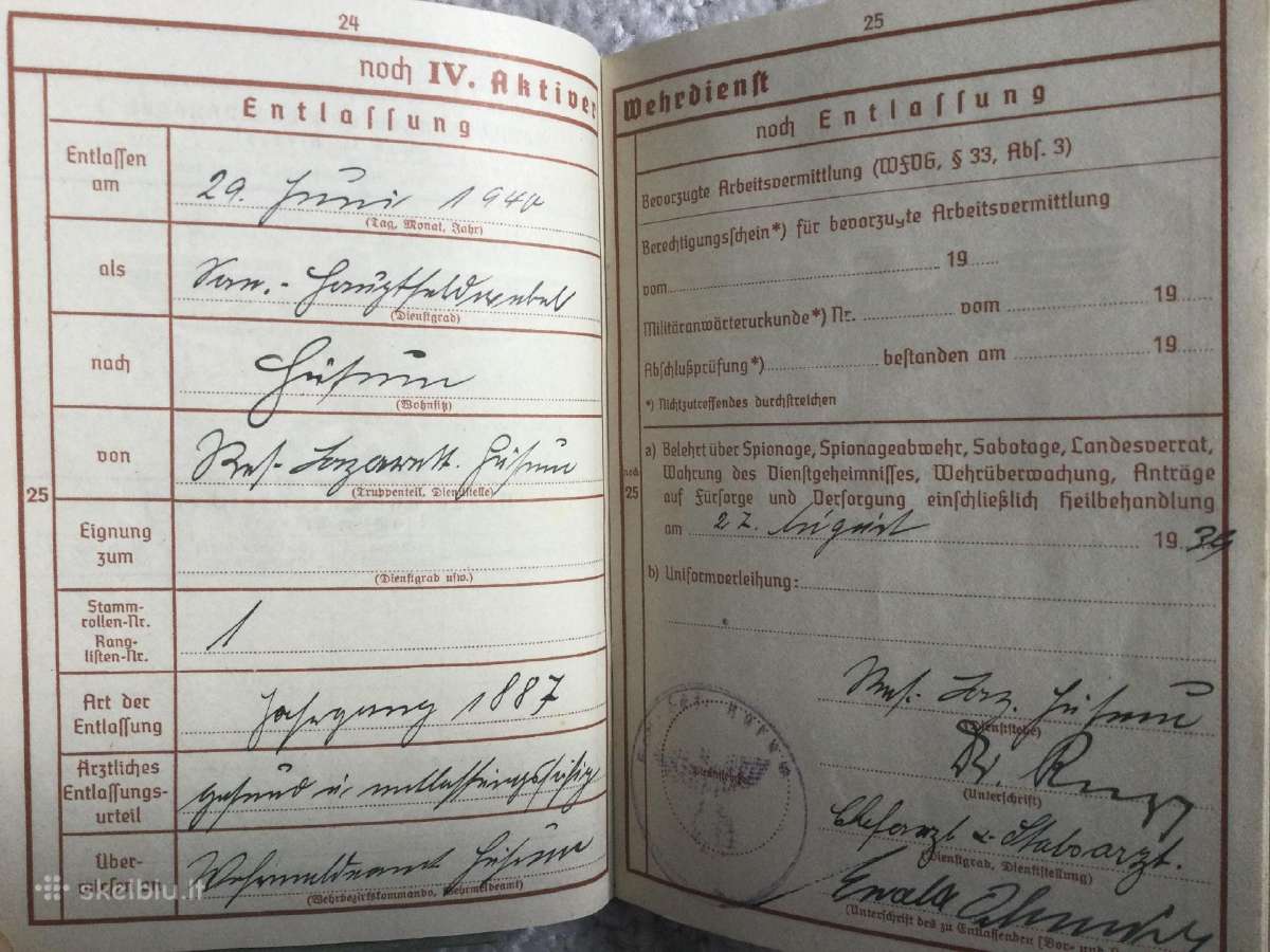 3 Reichas Wehrmacht karinis pasas - nuotraukos Nr. 9