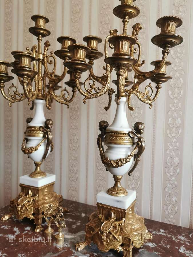Senoviniai kandeliabrai iš Prancūzijos - nuotraukos Nr. 7
