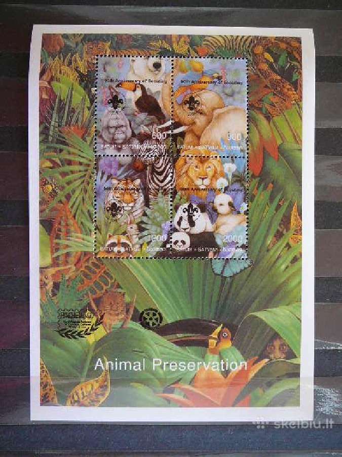 Liutai Tigrai Skautai Batumis 1996 Mnh btm22
