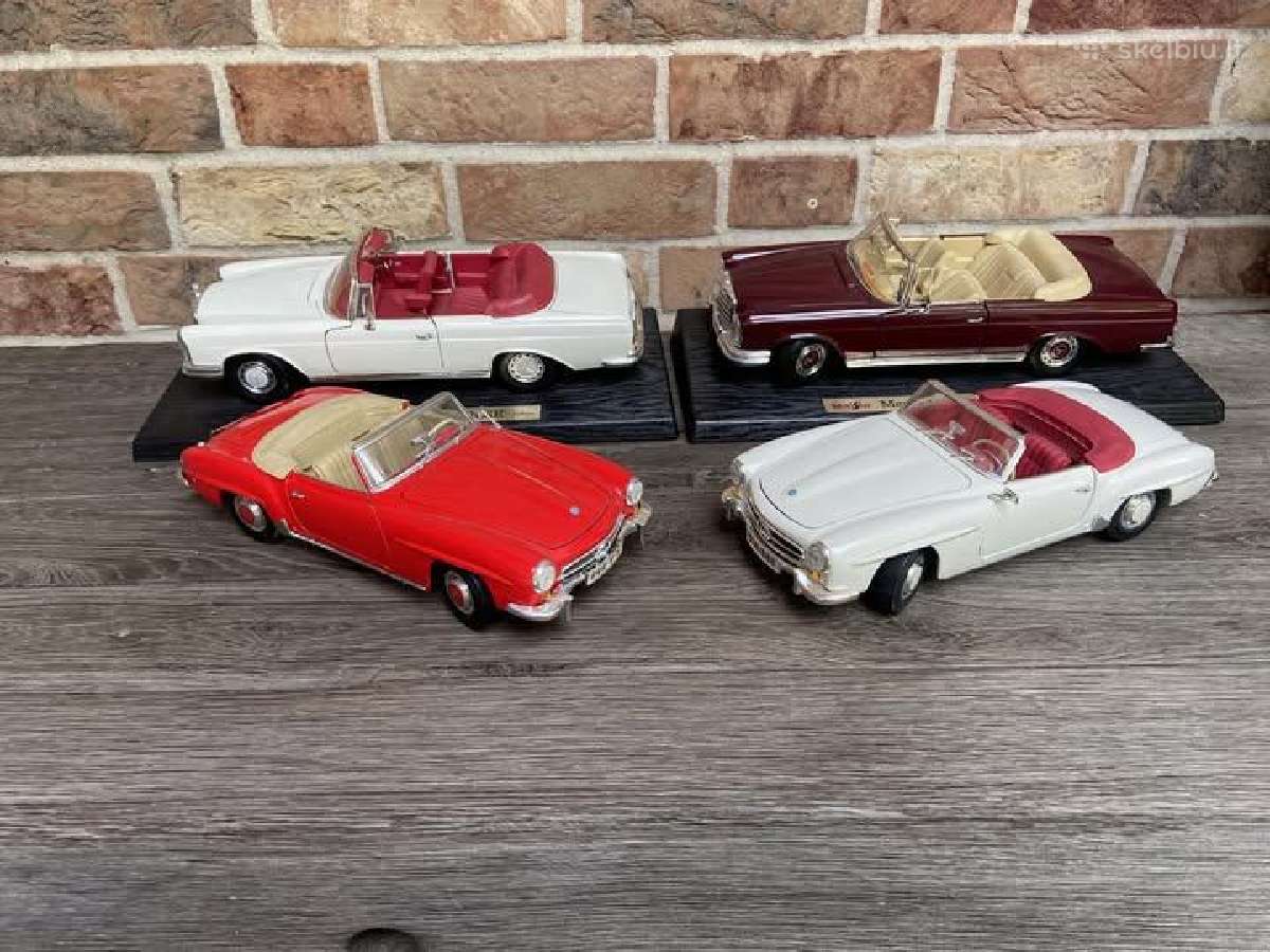Modeliukai 1:18 atsidaro dalys metaliniai - nuotraukos Nr. 2