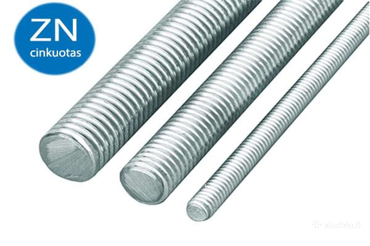 Srieginis Strypas M12x1000-zn [Din975 ]