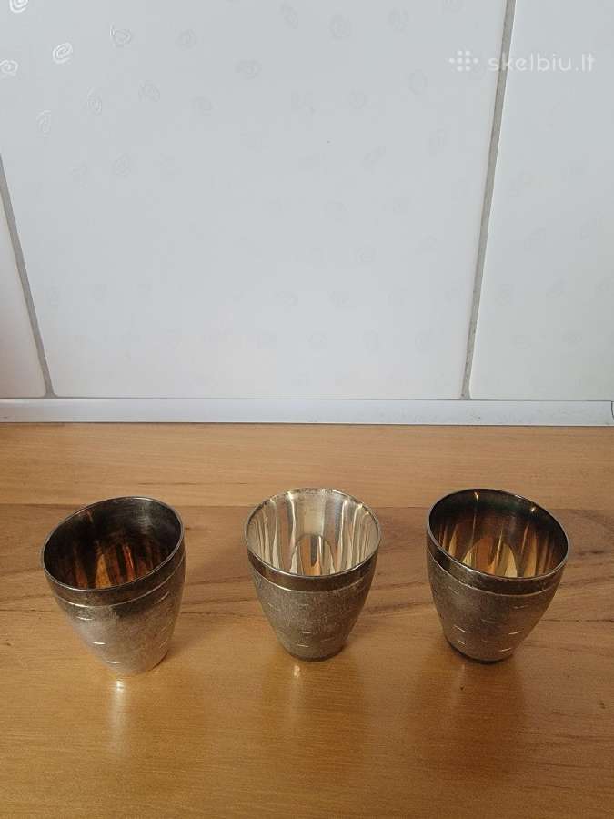 Melchiorinės taurelės "Berželis"