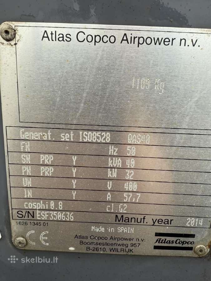 Parduodu Elektros Generatorių 32 kv Klaipėda - nuotraukos Nr. 4