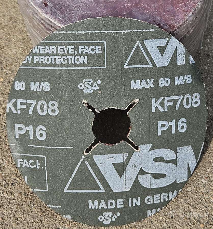 Šlifavimo diskas Fibro Vsm 125x22 P16 50vnt. - nuotraukos Nr. 3