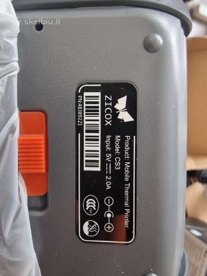 Zicox Cs3 mobilus terminis lipdukų spausdintuvas - nuotraukos Nr. 2