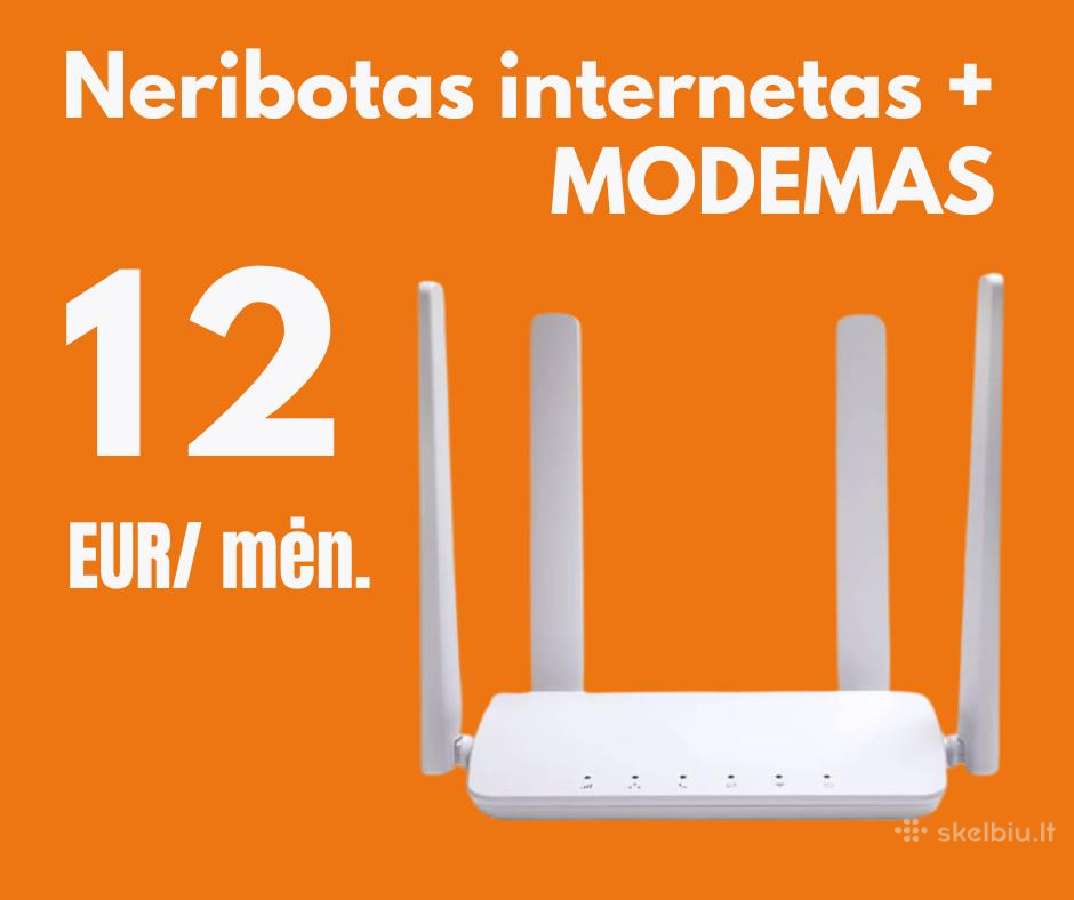 Mobilus internetas - neterminuota sutartis- 12 eur - nuotraukos Nr. 4