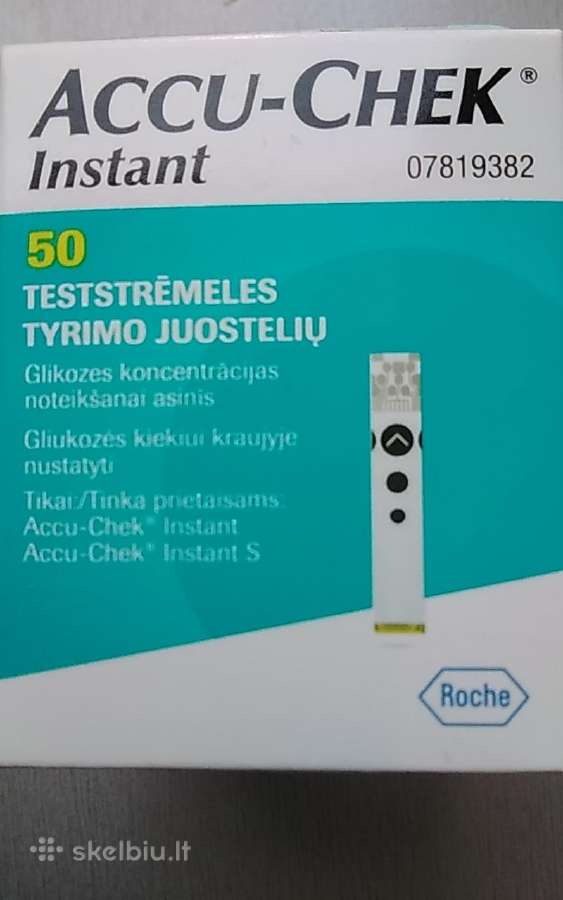 Diagnostinės juostelės Accu-chek Instant