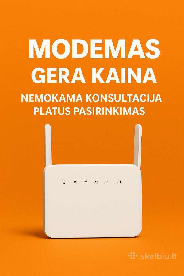 4G Lte Wi-fi Modemas + 6 mėn internetas tik 109 eu - nuotraukos Nr. 3