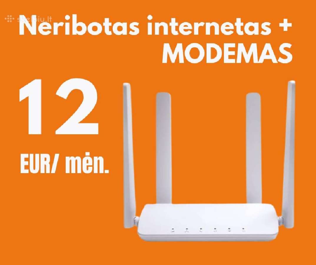 4G Lte Wi-fi Modemas + 6 mėn internetas tik 109 eu - nuotraukos Nr. 9