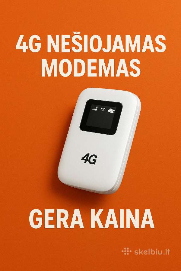 4G Lte modemas + 6 mėn neriboti GB tik 109 €! - nuotraukos Nr. 5