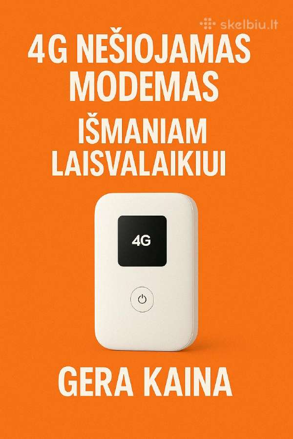 4G Lte modemas + 6 mėn neriboti GB tik 109 €! - nuotraukos Nr. 9