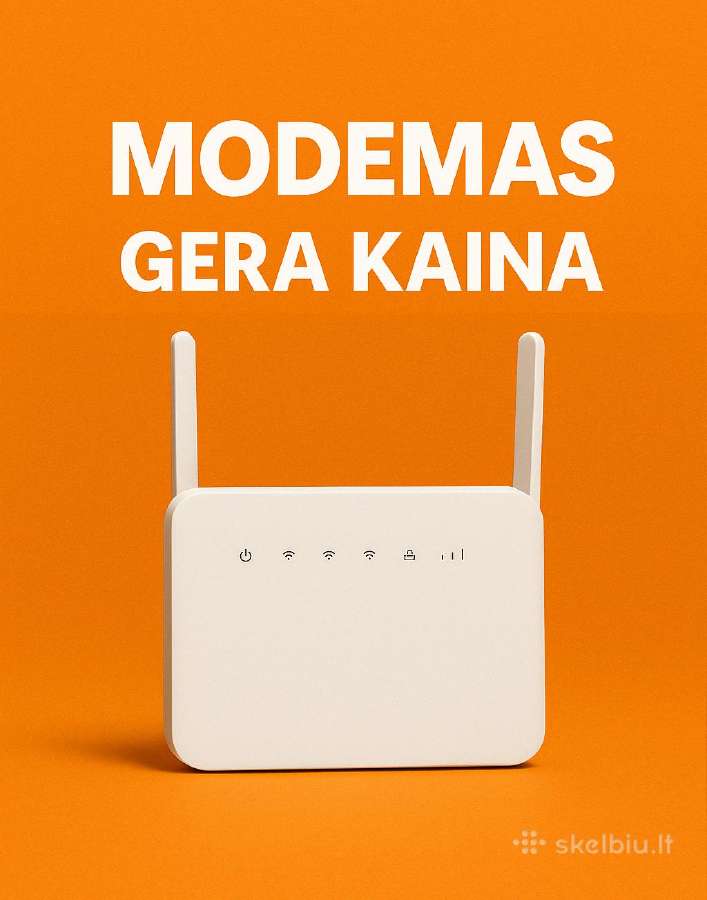 4G Lte modemas + 6 mėn neriboti GB tik 109 €! - nuotraukos Nr. 11