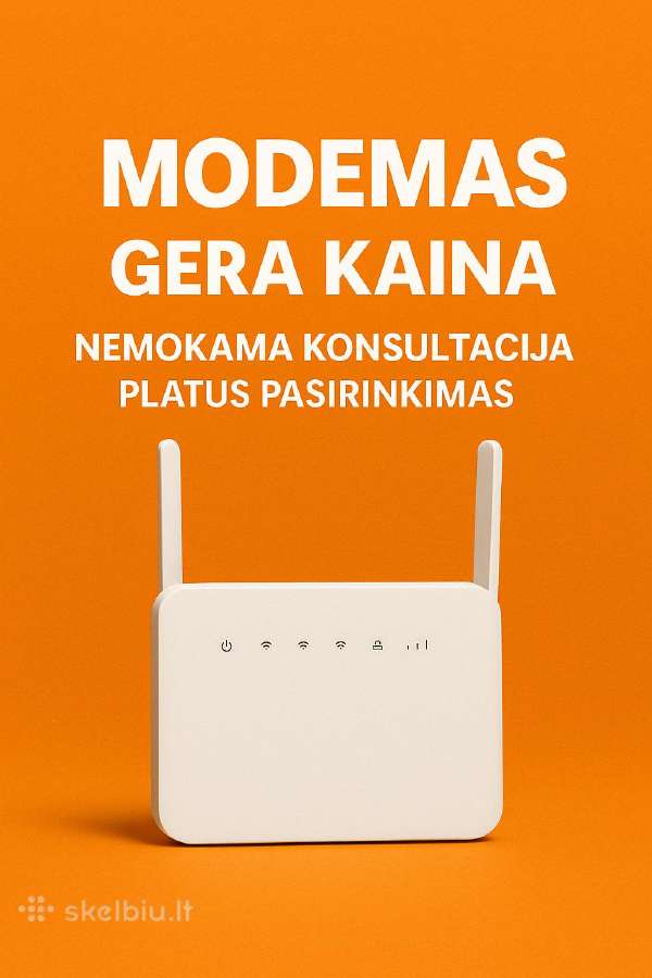 Metams internetas + Nešiojamas 4G modemas-159 eur - nuotraukos Nr. 2