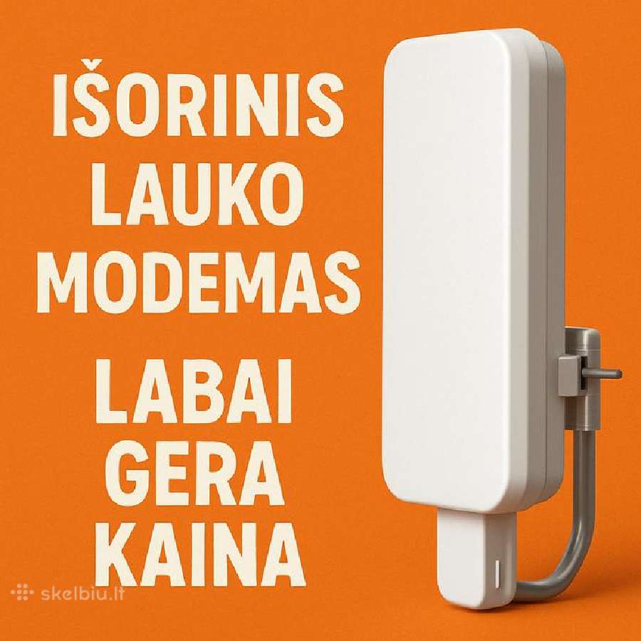 Metams internetas + Nešiojamas 4G modemas-159 eur - nuotraukos Nr. 11