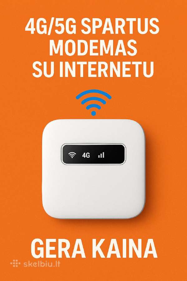 Nešiojamas modemas - bet kokiam usb maitinimui