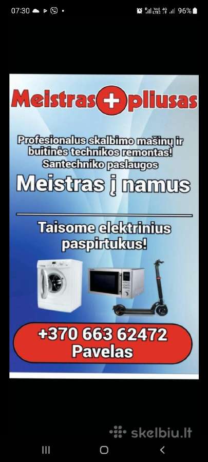 Buitinės technikos remontas!)meistras į namus! - nuotraukos Nr. 9