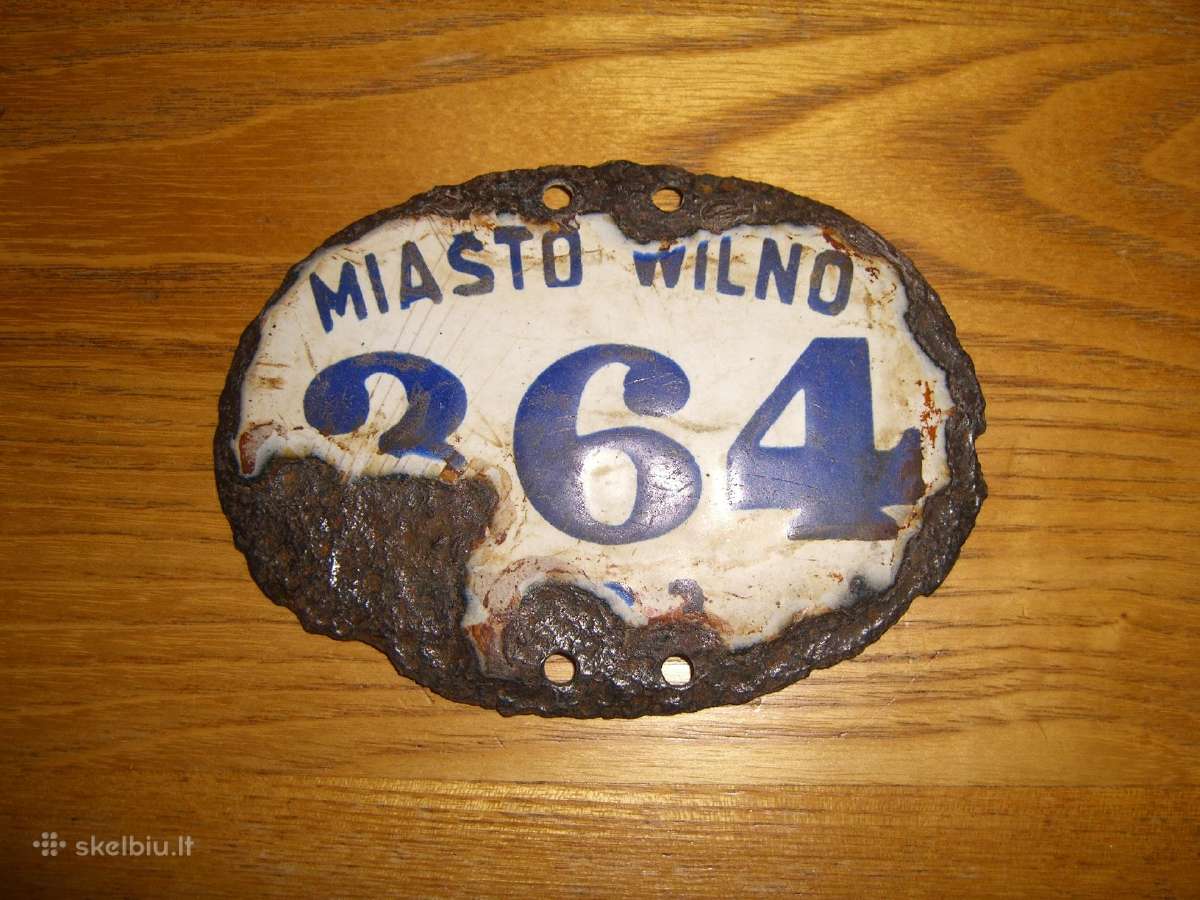 Vilniaus m.1933 dviracio numeris