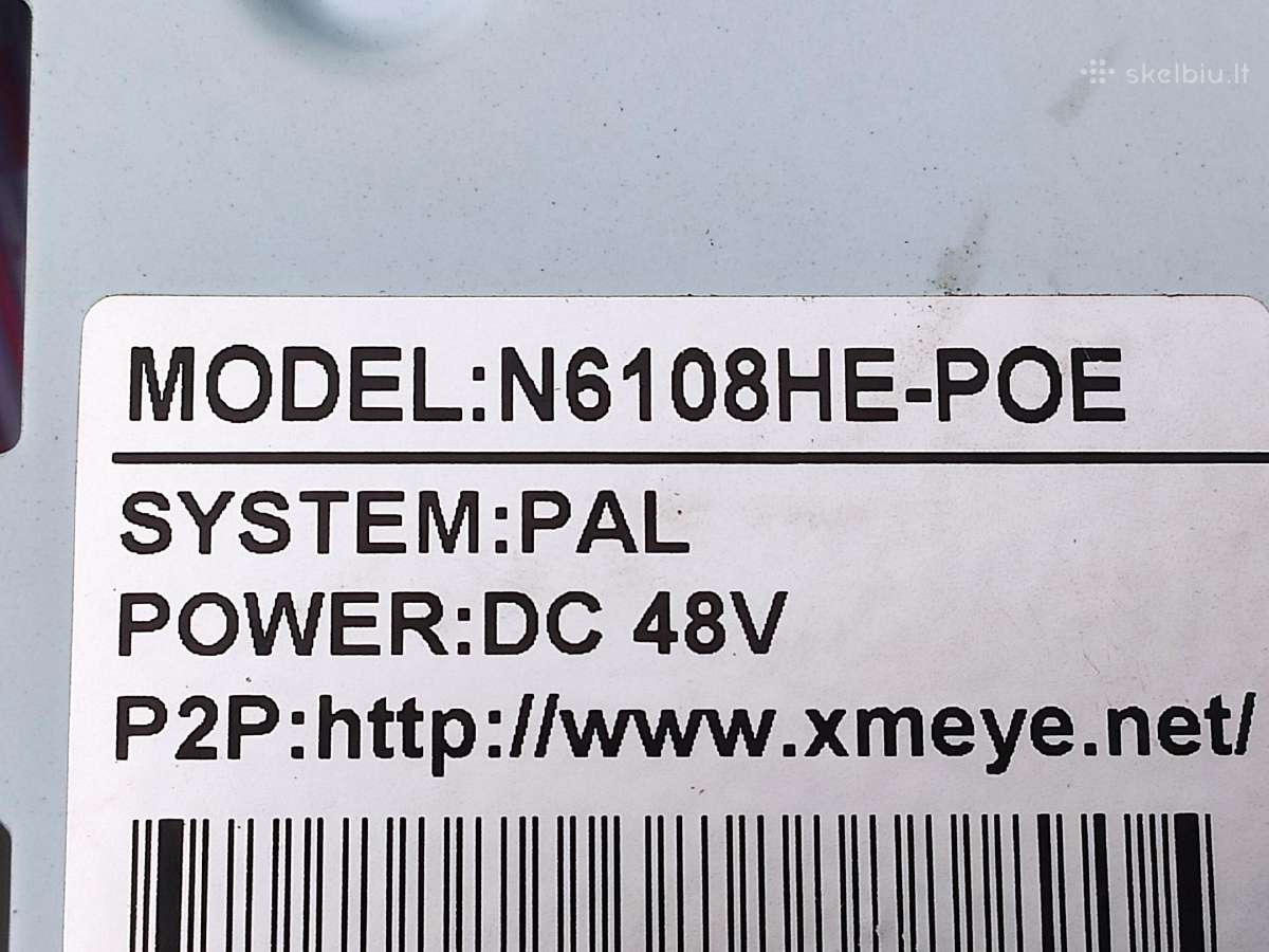 Poe nvr N6108he - nuotraukos Nr. 2