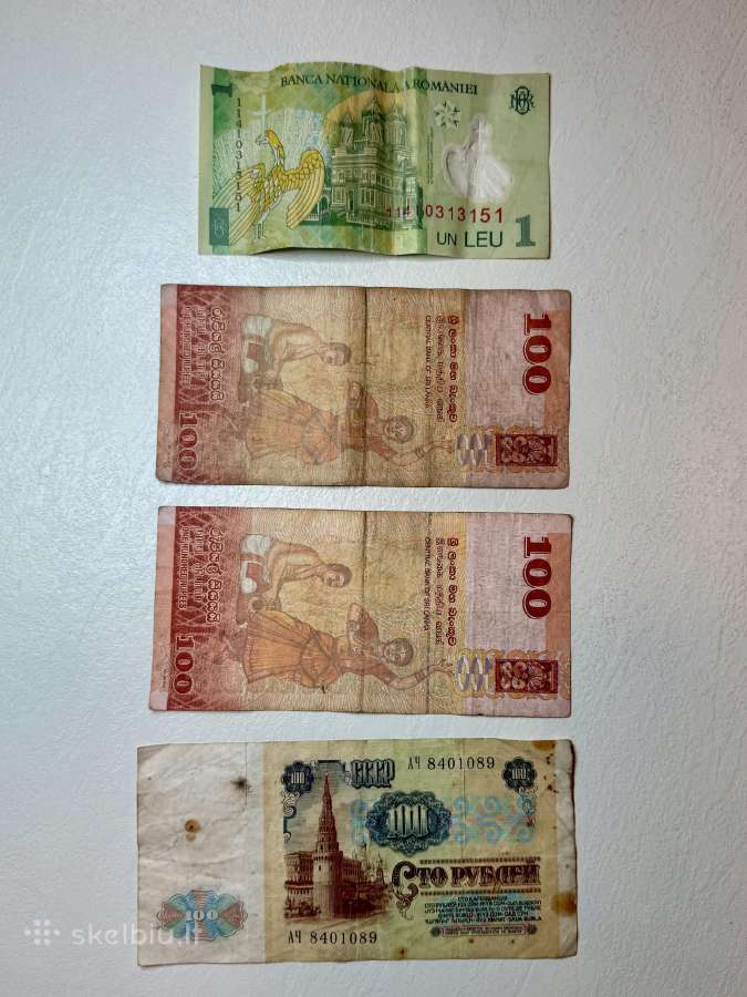 Banknotai, monetos rinkinukas - nuotraukos Nr. 3