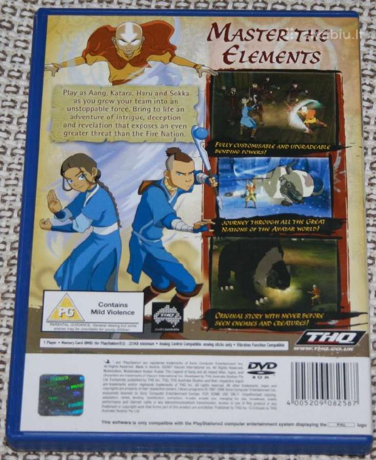 Parduodu žaidimą Avatar Ps2 - nuotraukos Nr. 2