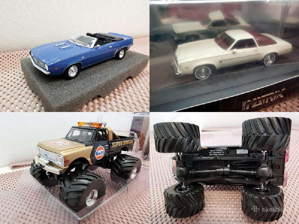 1:43 Amerikietiškų Automobilių Modeliai (a-c)