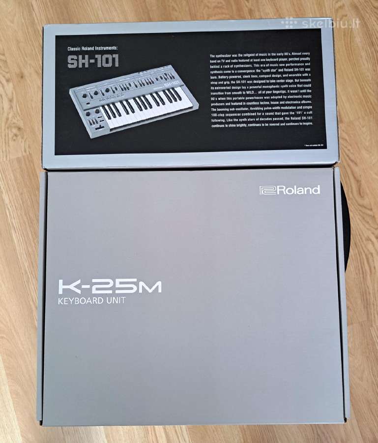 Roland Sh-01a Boutique + Km-25 klaviatūra. - nuotraukos Nr. 10