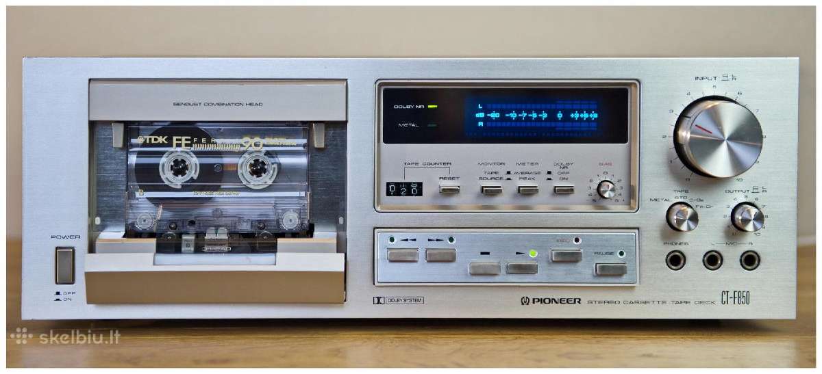 Kasetine deka Pioneer Ct-f900; 850; 750; 700; - nuotraukos Nr. 5