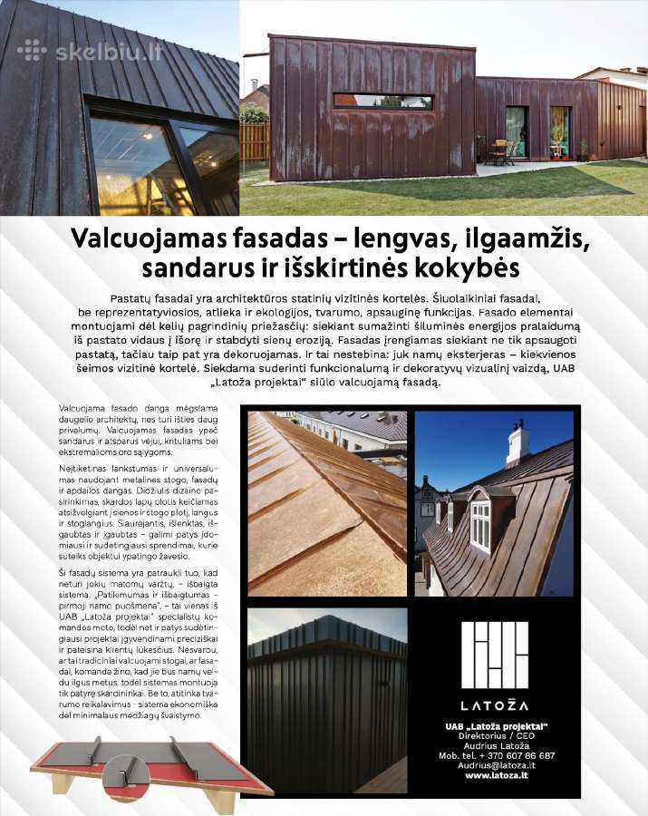 Stogų, Fasadų Gamyba ir Įrengimas Klaipėdoje - nuotraukos Nr. 36