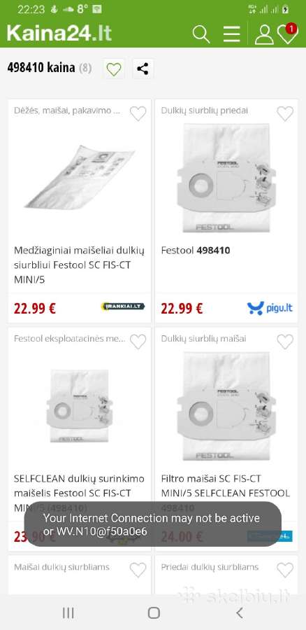 Festool Maiseliai dulkiu siurbliui - nuotraukos Nr. 3