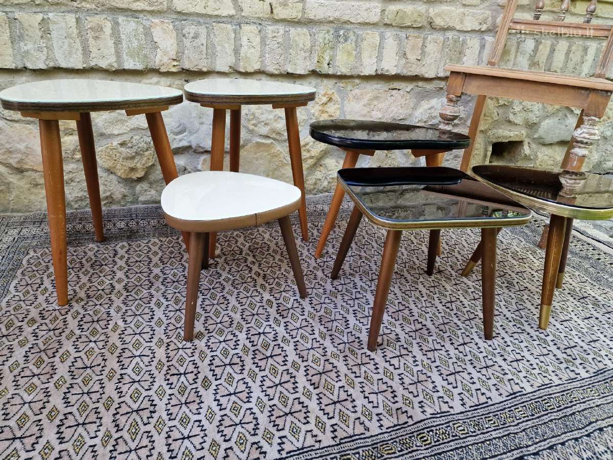 Vintažiniai mid century interjeriniai staliukai - nuotraukos Nr. 12