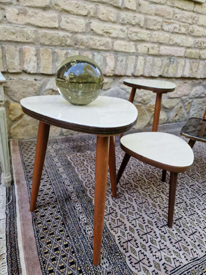 Vintažiniai mid century interjeriniai staliukai - nuotraukos Nr. 13