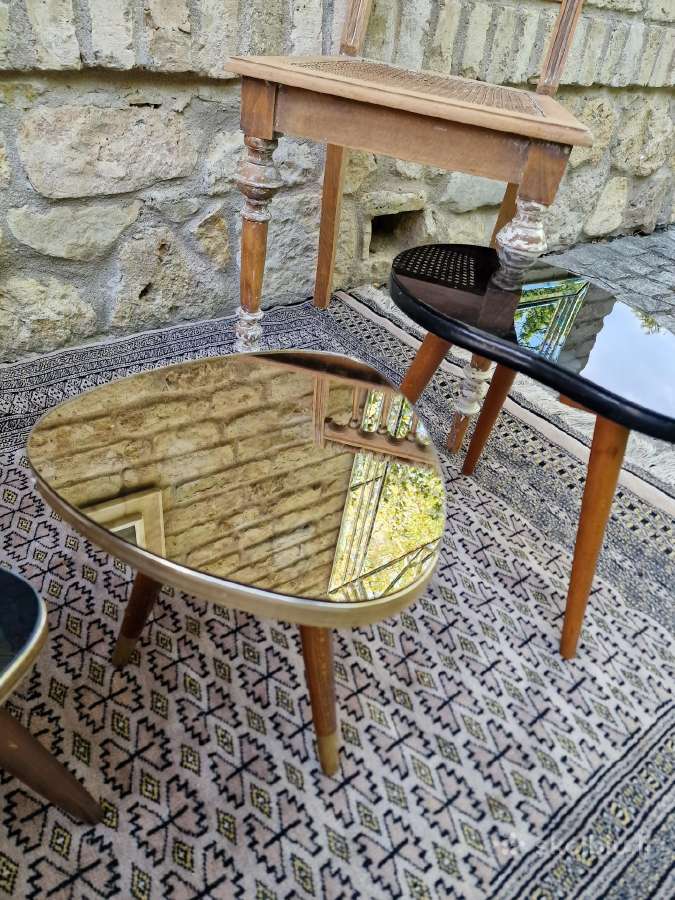 Vintažiniai mid century interjeriniai staliukai - nuotraukos Nr. 15