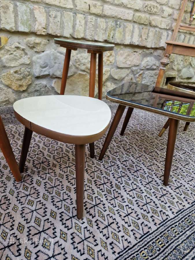 Vintažiniai mid century interjeriniai staliukai - nuotraukos Nr. 16