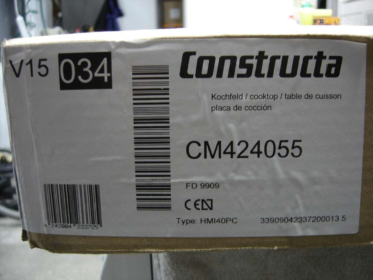 Constructa (Bosch) Indukcinė kaitlentė. 60 cm - nuotraukos Nr. 19