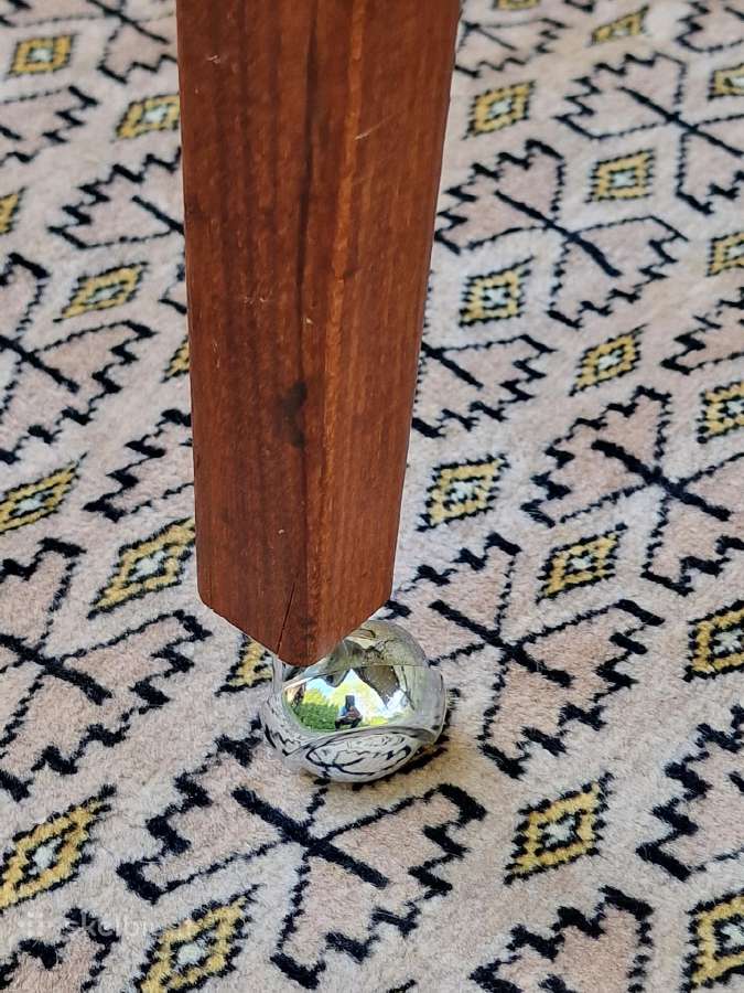 Vintažinis mid century tikmedžio kavos staliukas - nuotraukos Nr. 32