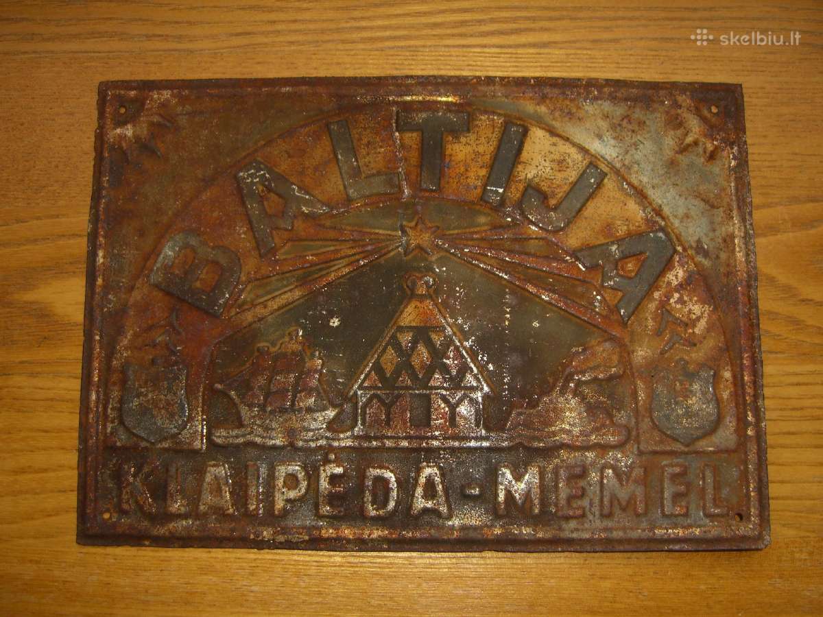 Tarpukario Baltija Klaipeda draudimo lentele - nuotraukos Nr. 3