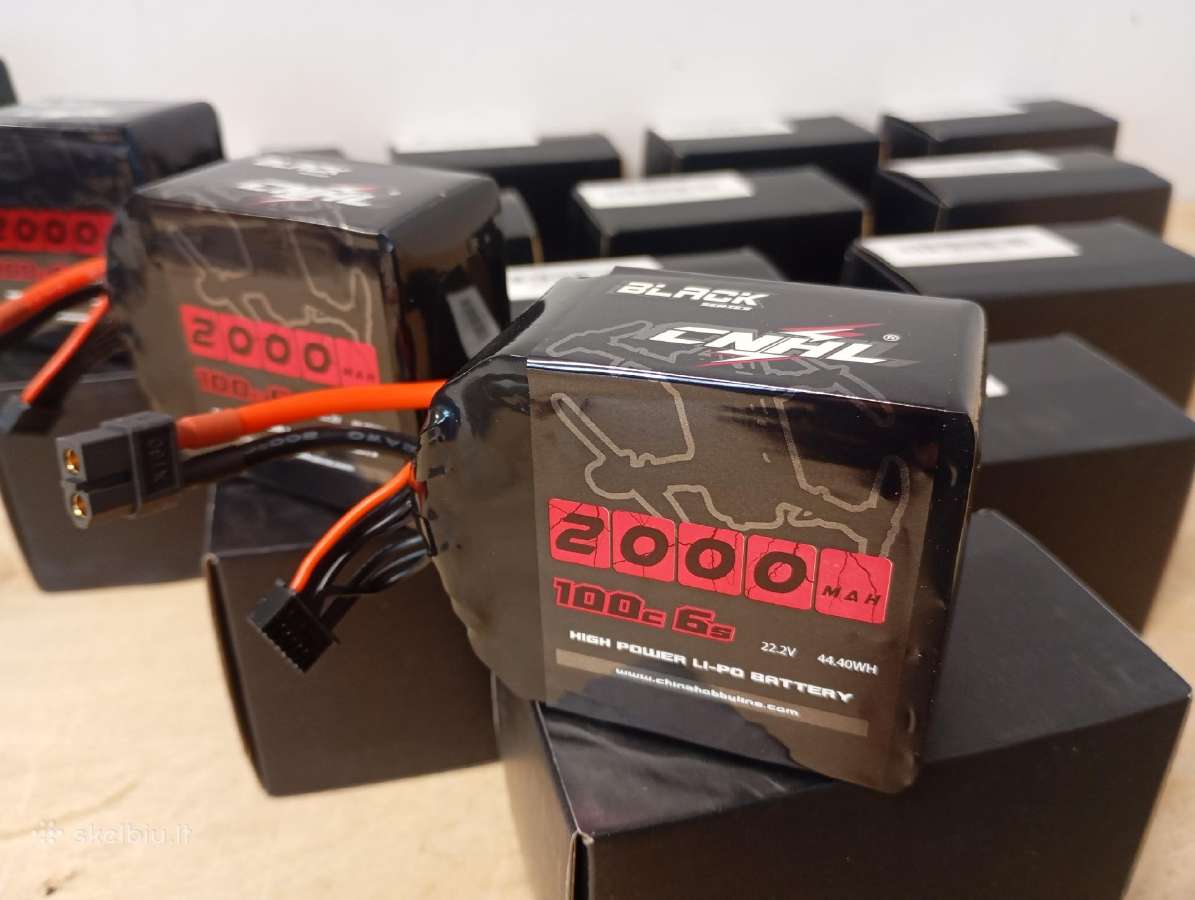 Naujos Cnhl Black Series 6s 2000mah 100c lipo - nuotraukos Nr. 2