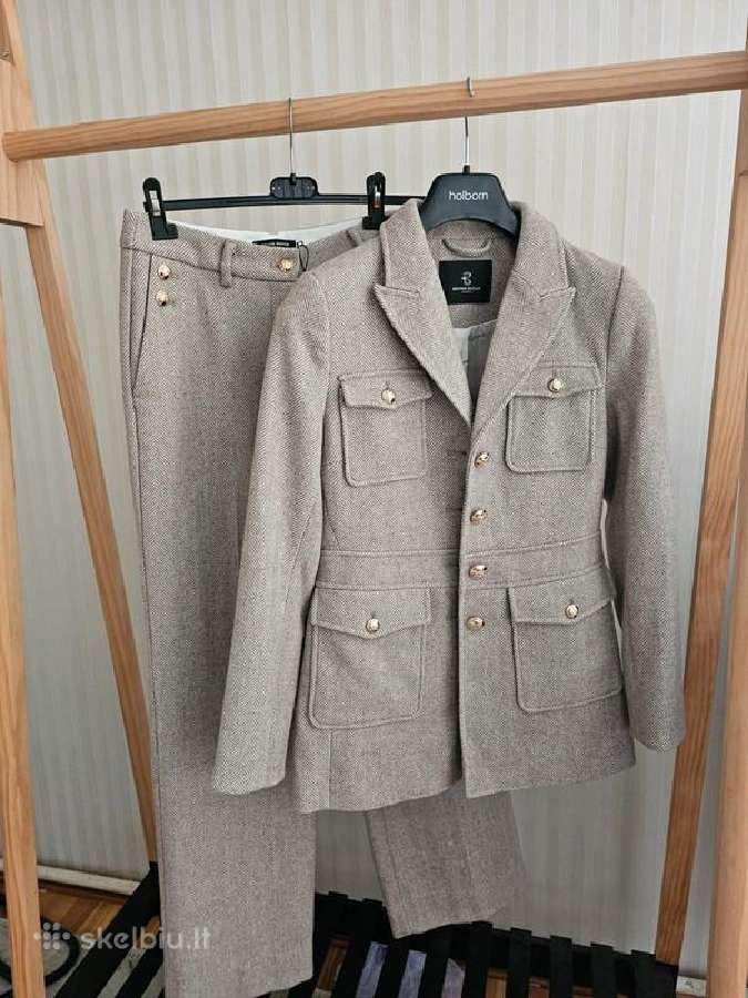 Bruuns Bazaar kelnių ir švarko kostiumas - nuotraukos Nr. 9
