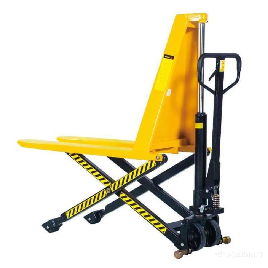 Mechaninis žirklinis palečių vežimėlis - nuotraukos Nr. 2