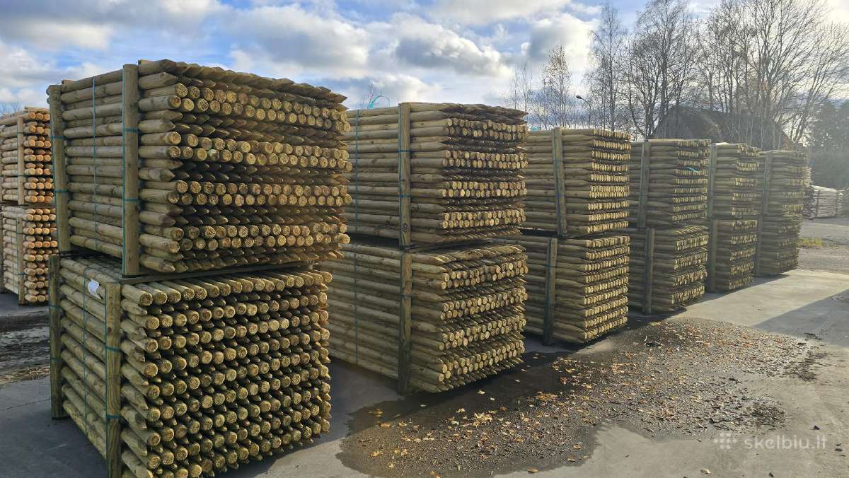 Mediniai impregnuoti kuolai – tiesiai iš gamintojo - nuotraukos Nr. 8