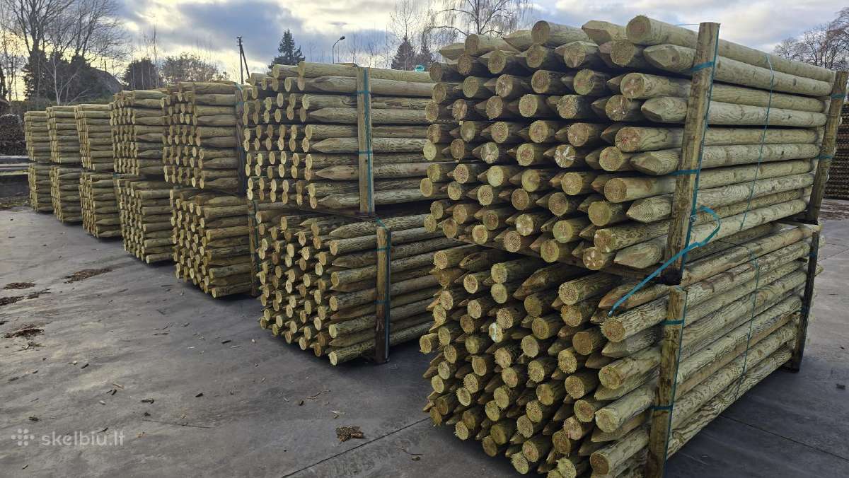Mediniai impregnuoti kuolai – tiesiai iš gamintojo - nuotraukos Nr. 9