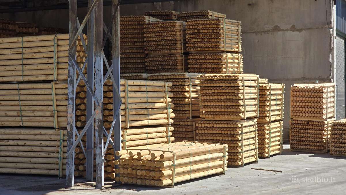 Mediniai impregnuoti kuolai – tiesiai iš gamintojo - nuotraukos Nr. 15
