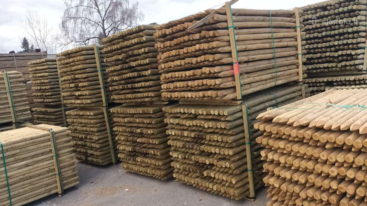 Mediniai impregnuoti kuolai – tiesiai iš gamintojo - nuotraukos Nr. 14