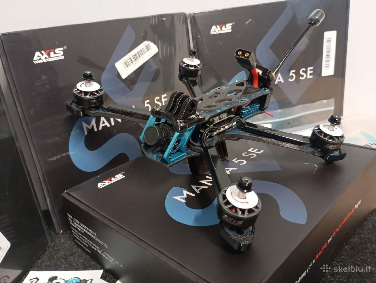 Nauji Axisflying Manta5 Se GPS 6s analog dronai - nuotraukos Nr. 3