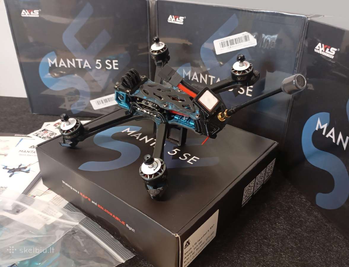 Nauji Axisflying Manta5 Se GPS 6s analog dronai - nuotraukos Nr. 4