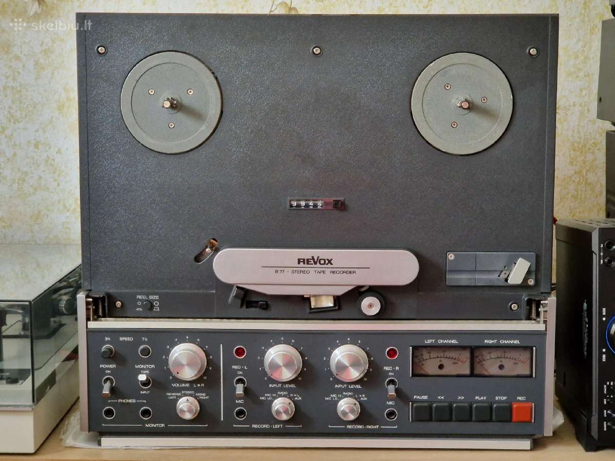 Juostinis magnetofonas Revox B77 - nuotraukos Nr. 2