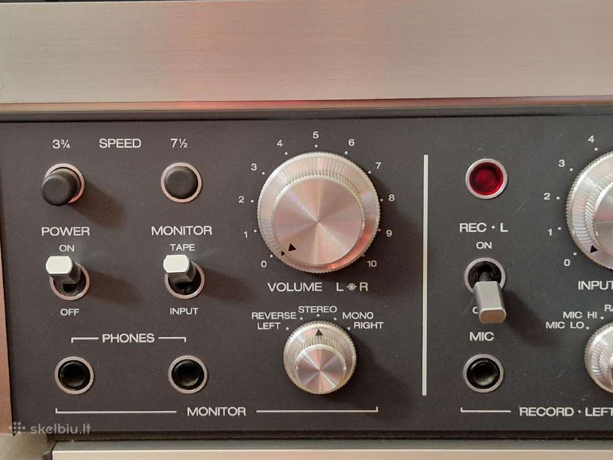 Juostinis magnetofonas Revox B77 - nuotraukos Nr. 3