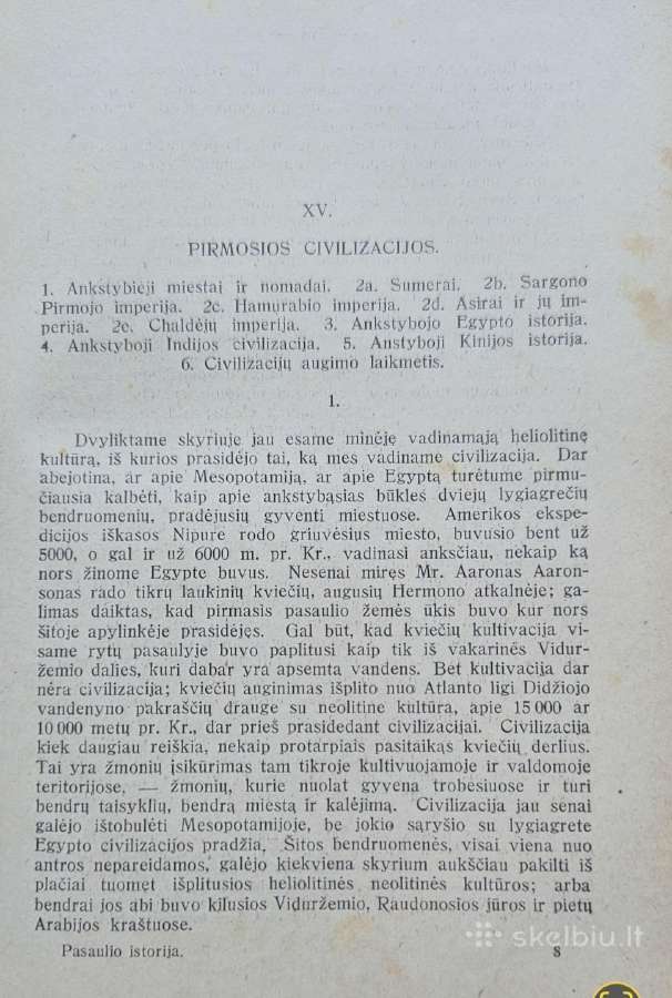 Pasaulio istorija pirmas tomas - nuotraukos Nr. 4