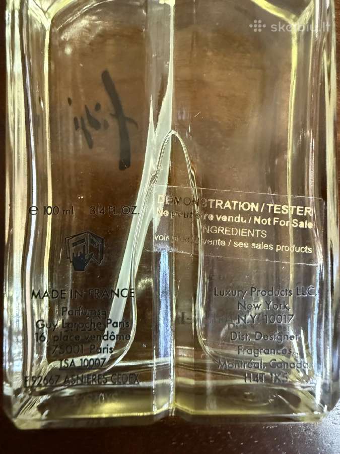 Tualetinis vanduo Guy Laroche Fidji 100ml Testeris - nuotraukos Nr. 4
