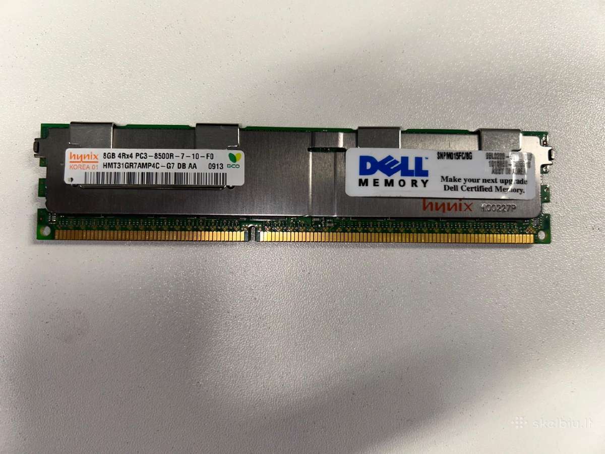 RAM ddr3 Rdimm 4rx4 8gb